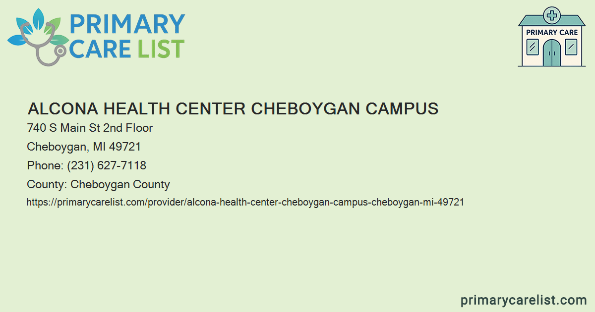 Alcona Health Center Cheboygan Campus - Primary Care in C
