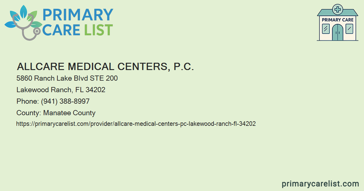 AllCare Medical Centers, P.C. - Primary Care in Lakewood