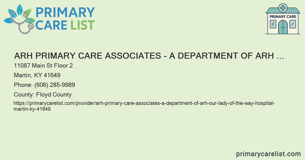 ARH Primary Care Associates - A Department of ARH Our Lad
