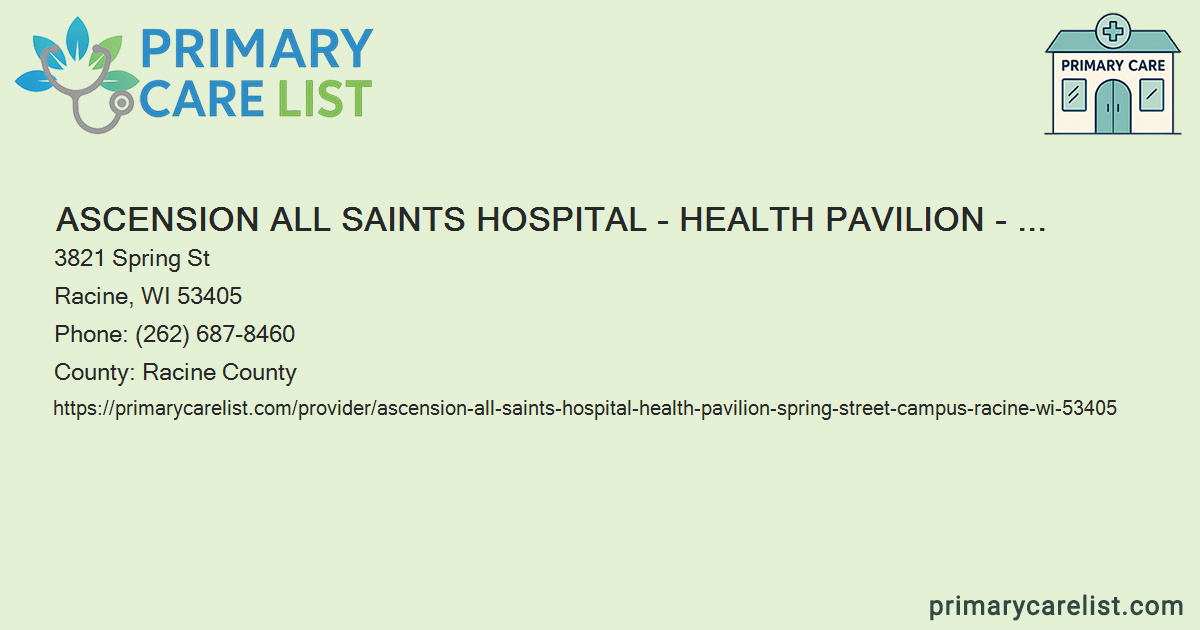 Ascension All Saints Hospital - Health Pavilion - Spring