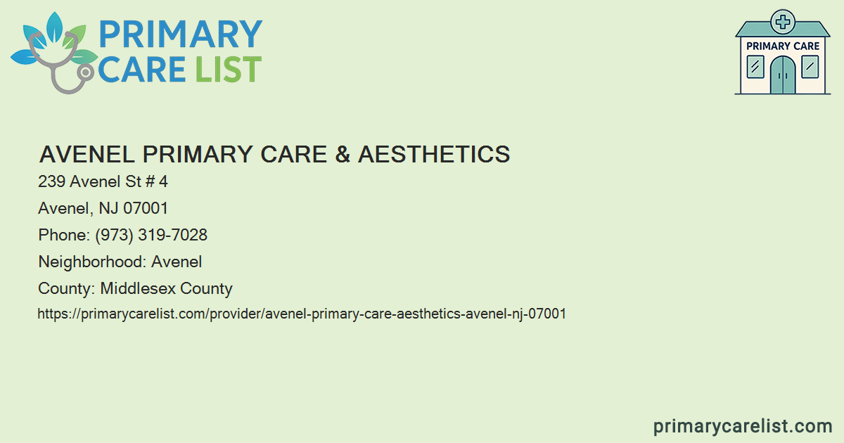 Avenel Primary Care & Aesthetics - Primary Care in Avenel