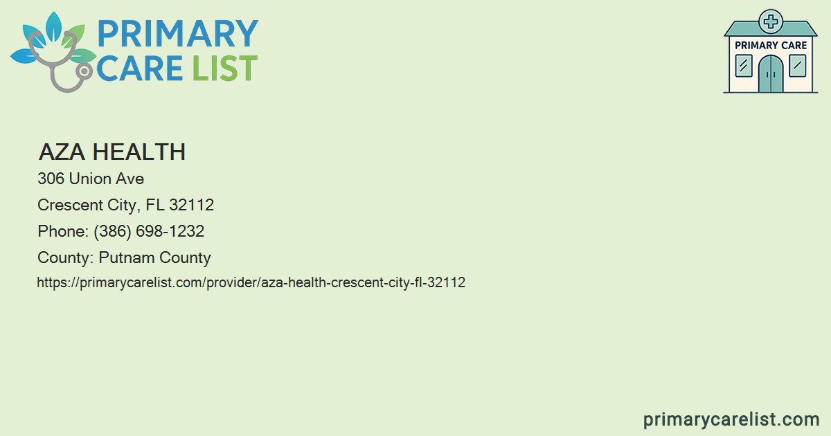 Aza Health - Primary Care in Crescent City, FL 32112