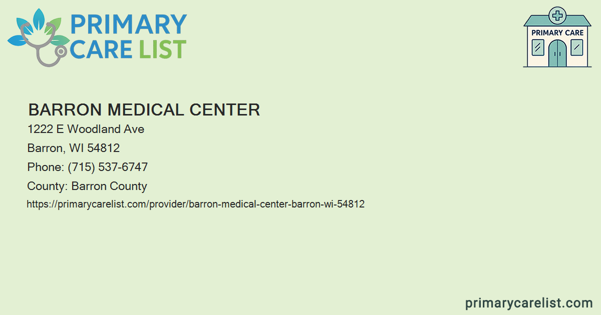 Barron Medical Center - Primary Care in Barron, WI 54812