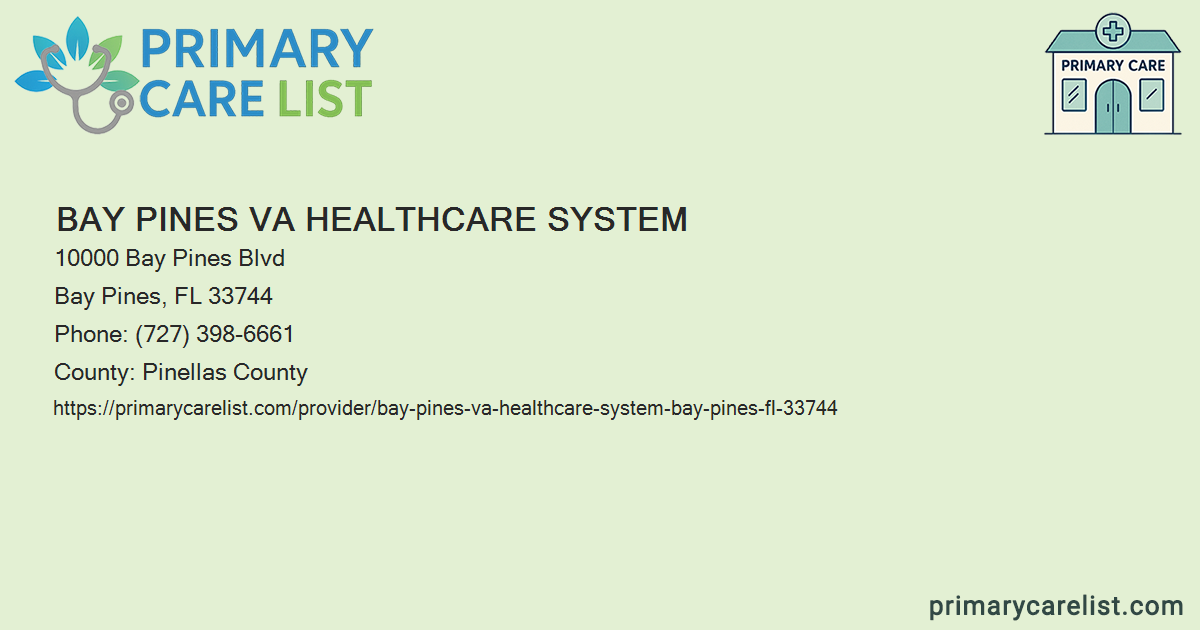 Bay Pines VA Healthcare System - Primary Care in Bay Pine