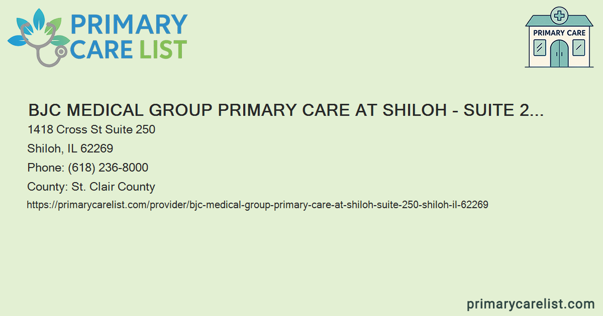 BJC Medical Group Primary Care at Shiloh - Suite 250 - Pr
