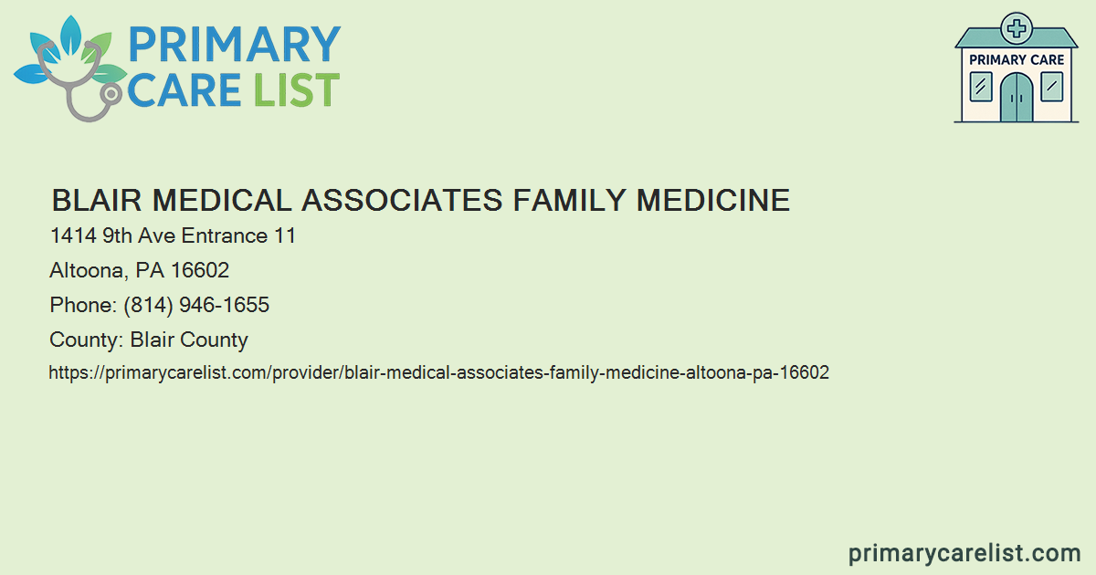 Stunning Blair Medical Associates Altoona Pa Photos