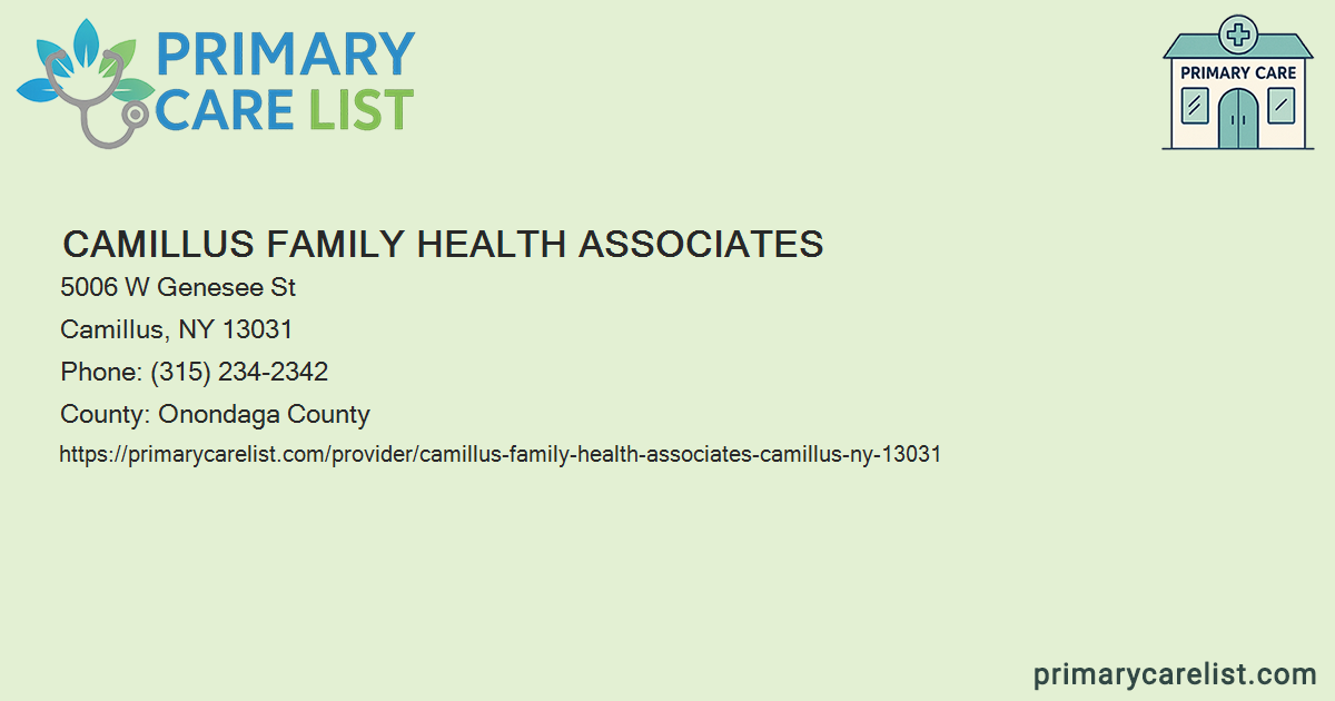 Camillus Family Health Associates - Primary Care in Camil