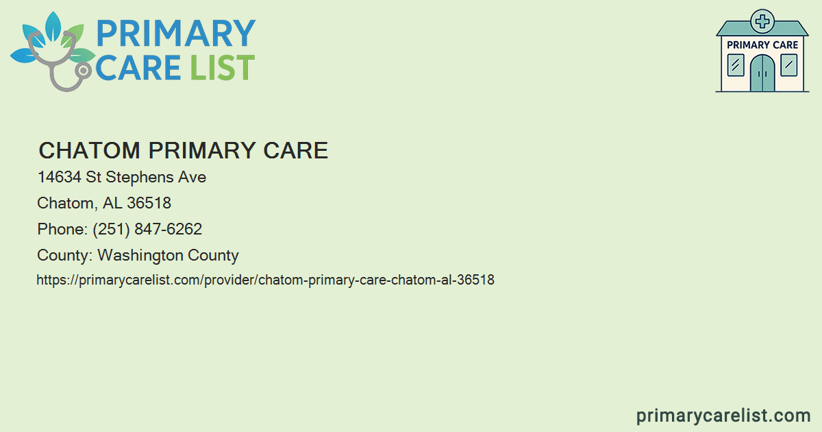 Chatom Primary Care - Primary Care in Chatom, AL 36518