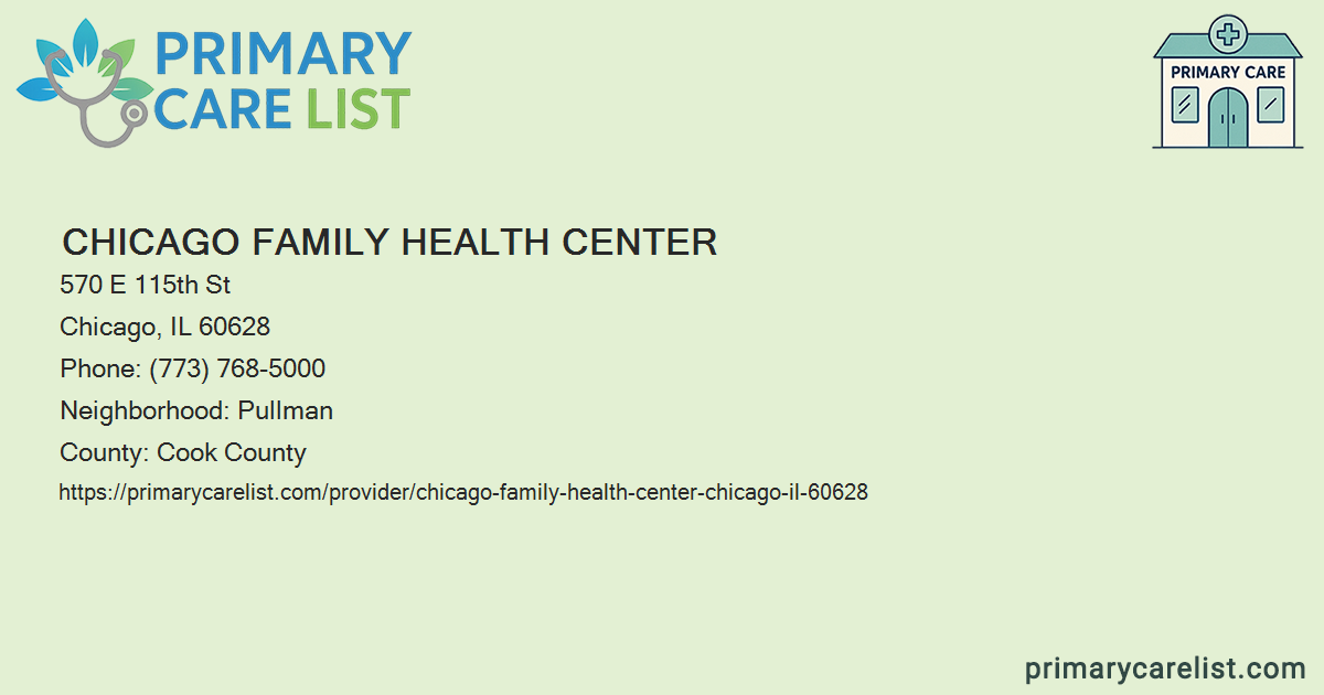 Chicago Family Health Center - Primary Care in Chicago, I