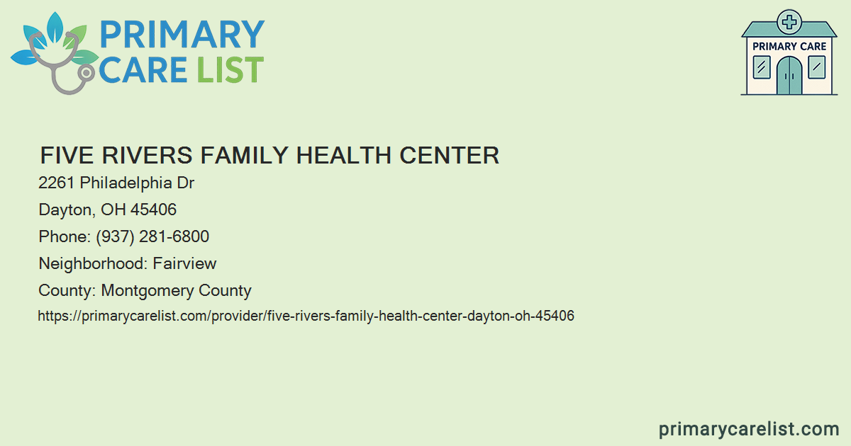 Five Rivers Family Health Center - Primary Care in Dayton