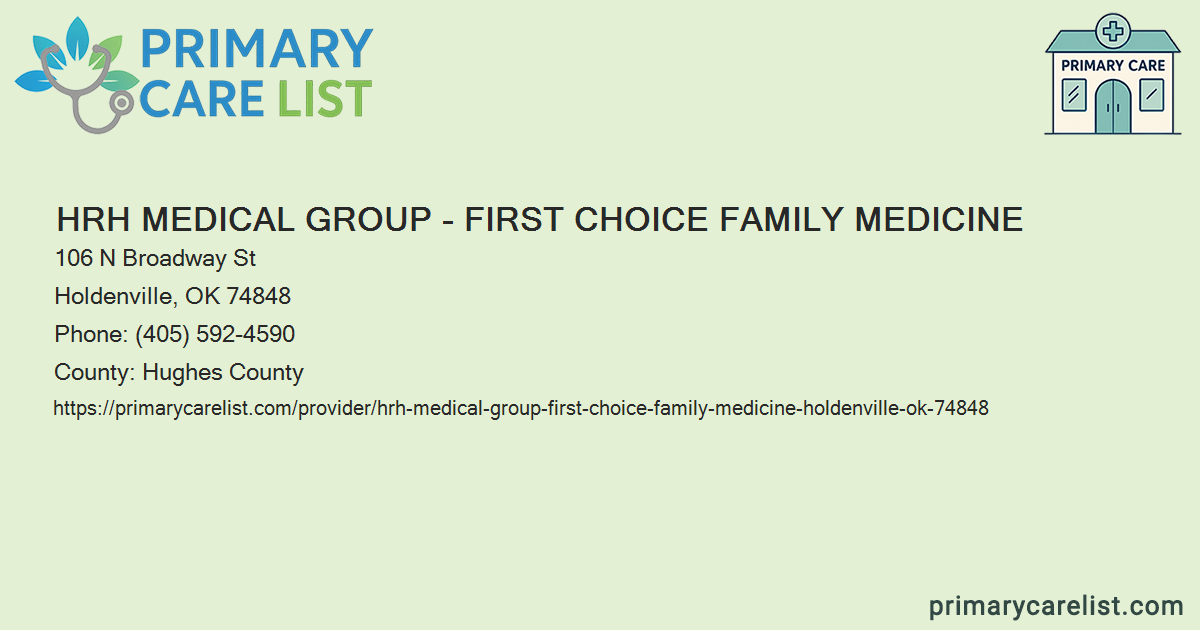 HRH Medical Group - First Choice Family Medicine - Primar