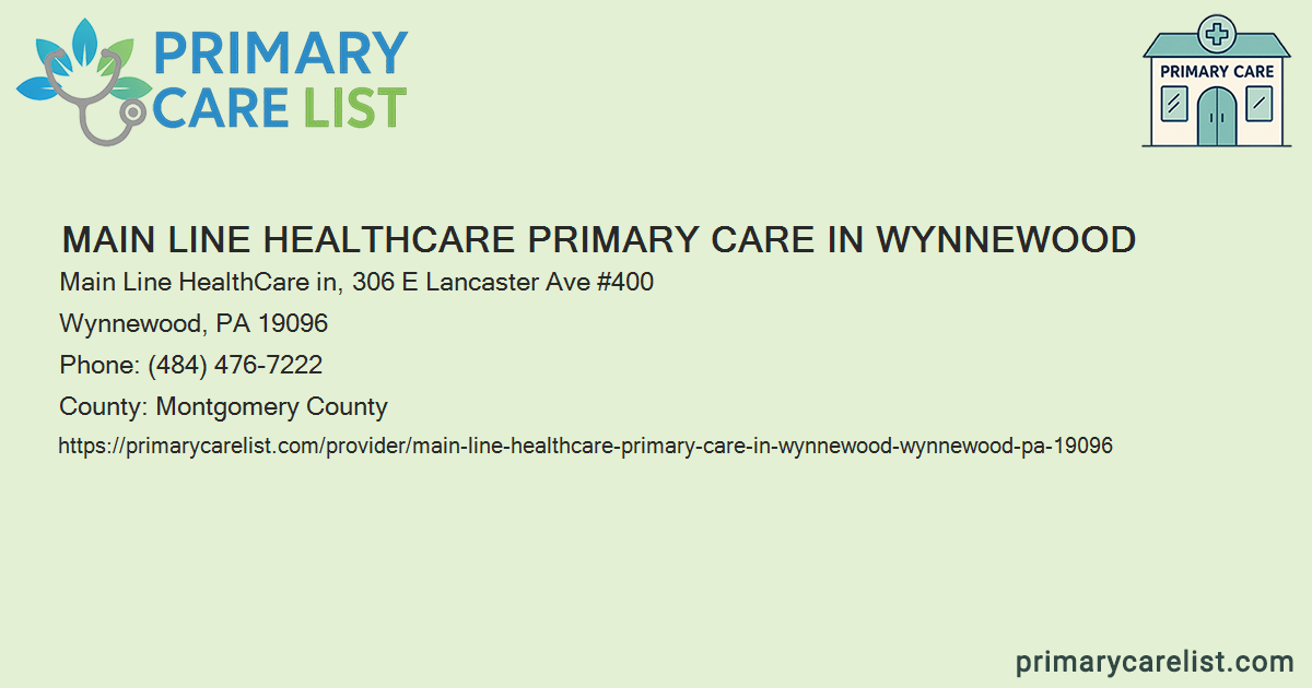 Main Line HealthCare Primary Care in Wynnewood - Primary