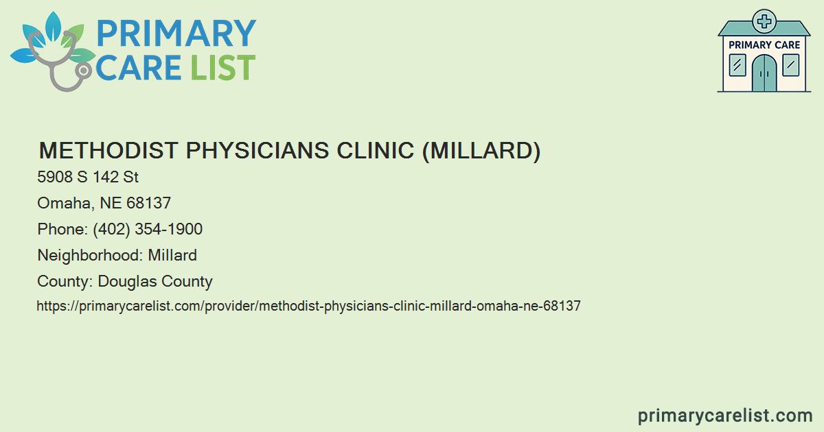 Methodist Physicians Clinic (Millard) - Primary Care in O
