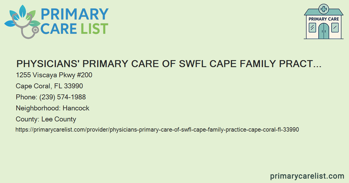 Amazing Physicians Primary Care Cape Coral Photos