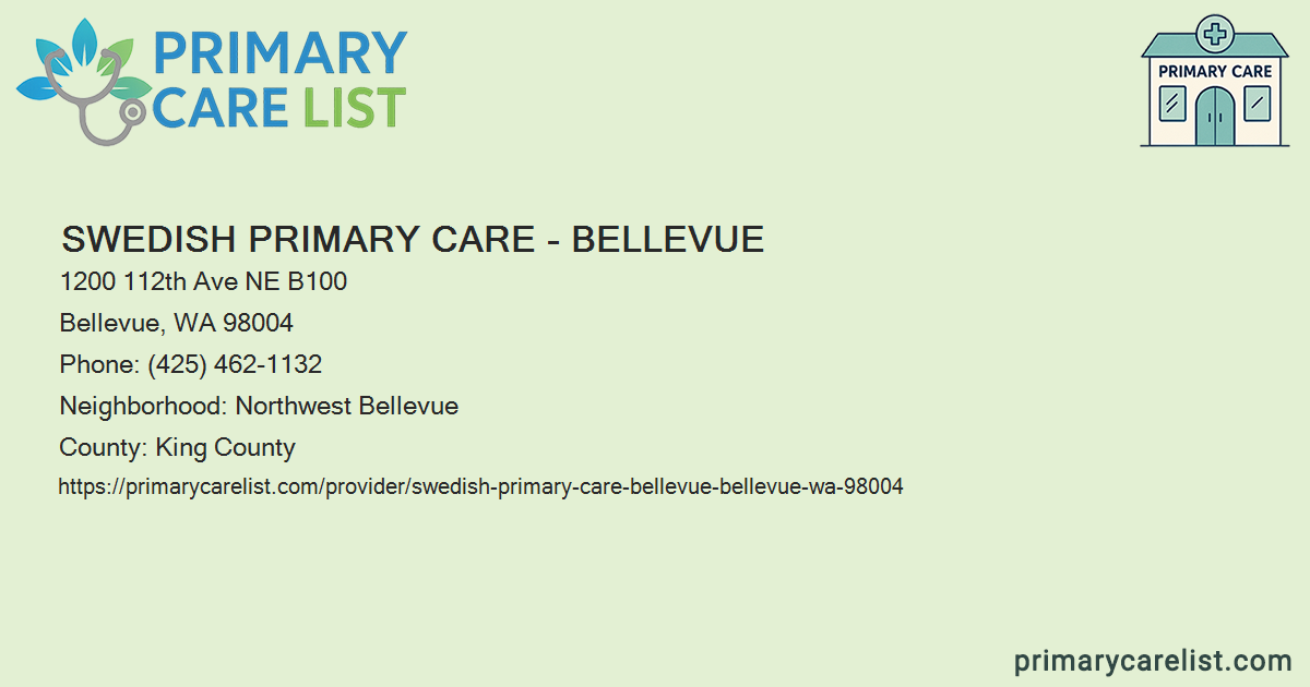BELLEVUE PRIMARY CARE intelligence overview