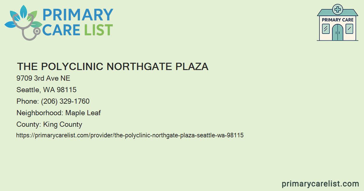 Polyclinic Northgate Providers 32