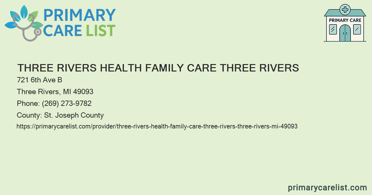 Threee Rivers Care Three Rivers Health Family Care Three Rivers - Primary Ca